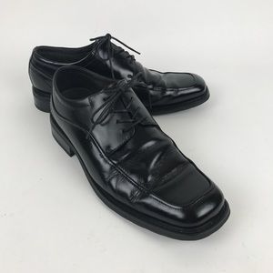 Florsheim Oxford Shoe Black Leather Apron Toe 10.5
